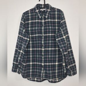 MADEWELL Dark Plaid Checkered Shirt